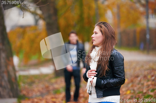 Image of autumn couple