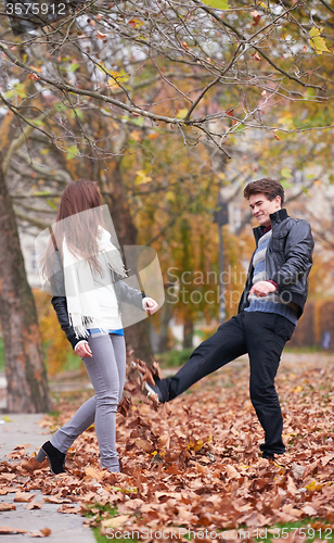 Image of autumn couple