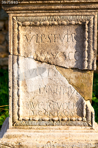 Image of   in africa morocco graveyard marble and concrete