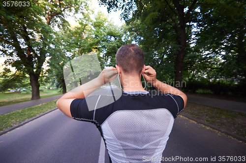 Image of man jogging