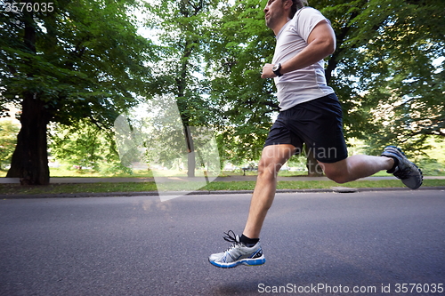 Image of man jogging