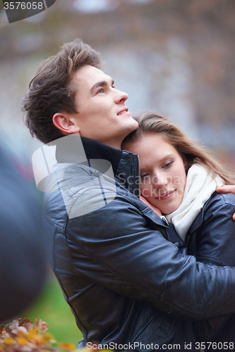 Image of autumn couple