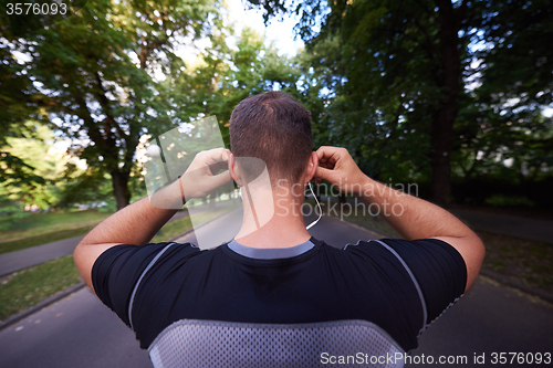 Image of man jogging