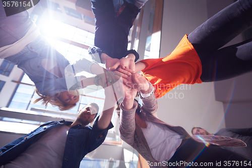 Image of happy students celebrate