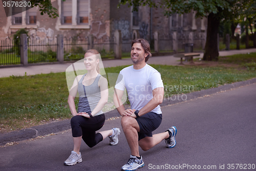 Image of people group jogging