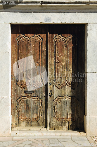 Image of Old carved door