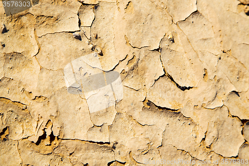 Image of brown dry sand in   desert morocco erosion and abstract