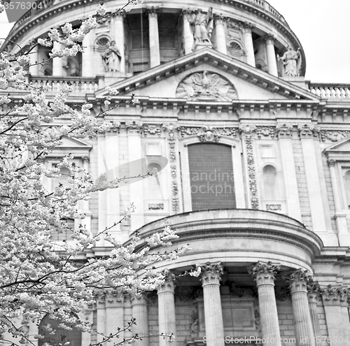 Image of st paul cathedral in london england old construction and religio