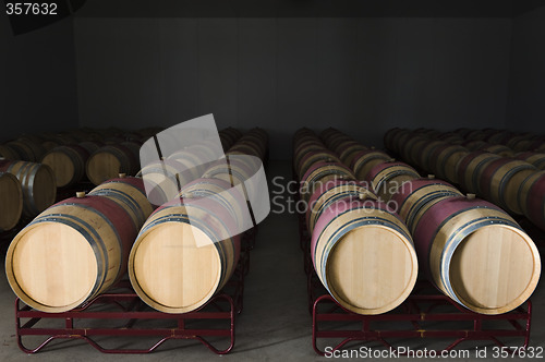 Image of Wine barrels