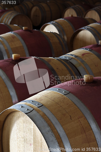 Image of Wine barrels