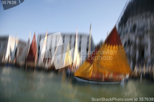 Image of Sailing boats Venice