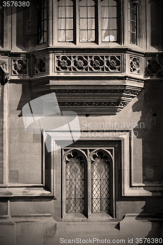 Image of old in london  historical    parliament glass  window    structu