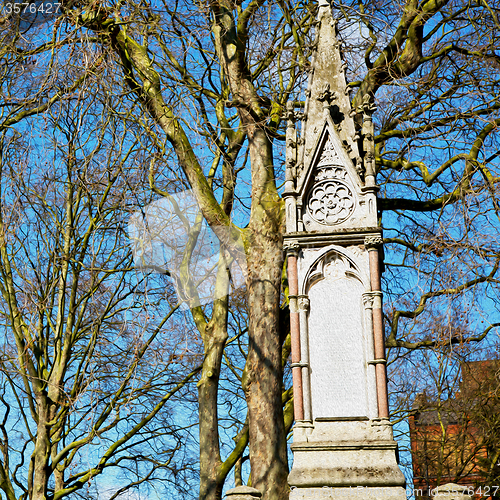 Image of in cemetery     england europe old construction and    history