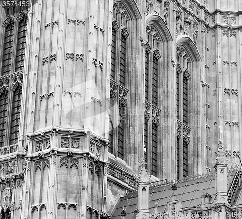 Image of old in london  historical    parliament glass  window    structu