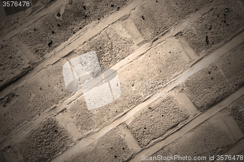 Image of in london abstract texture of a ancien wall and ruined brick