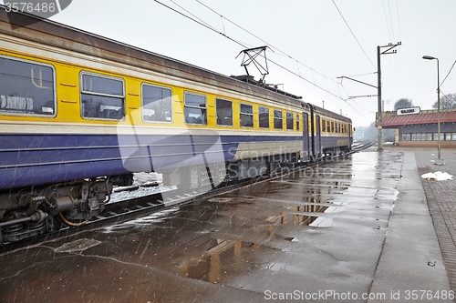 Image of Trains on the staion