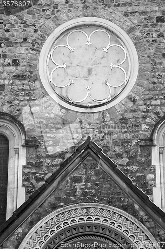 Image of in cemetery  england europe old construction and    history