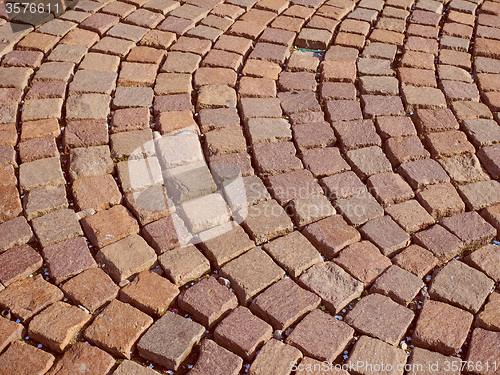 Image of Retro look Red porphyry background