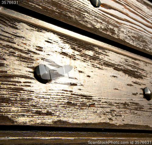 Image of cheglio  a  door curch  closed   italy  lombardy 