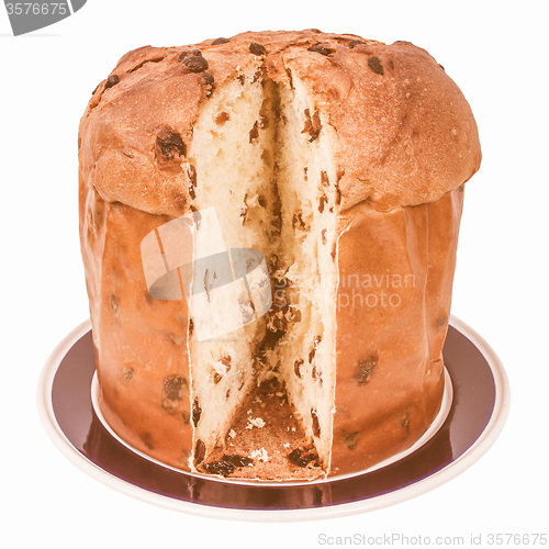 Image of Retro looking Panettone bread