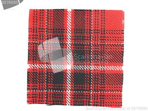 Image of Tartan fabric sample