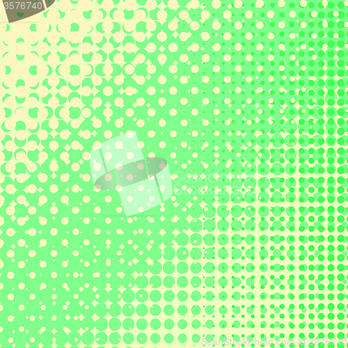 Image of Colored Halftone Patterns. Set of  Halftones