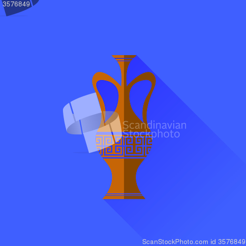 Image of Amphora  Icon Isolated