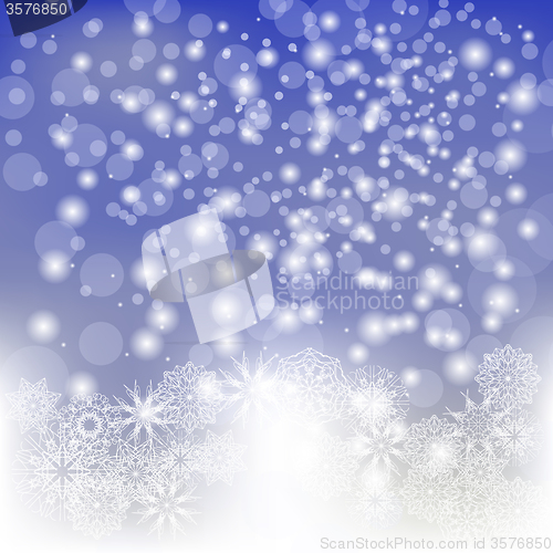 Image of Abstract Winter Snow Background.