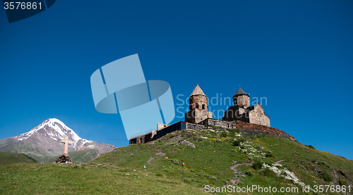 Image of Gergeti Trinity Church in Georgia