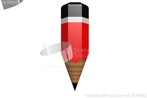 Image of Red and black pencil