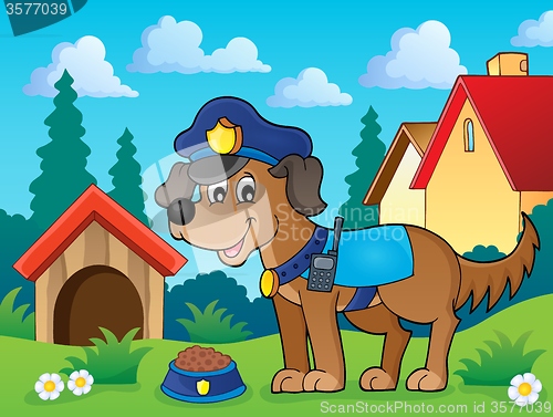 Image of Police dog theme image 2