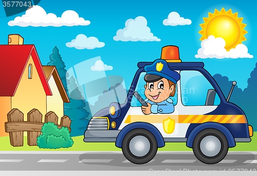 Image of Police car theme image 3