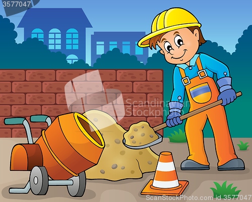 Image of Construction worker theme image 6
