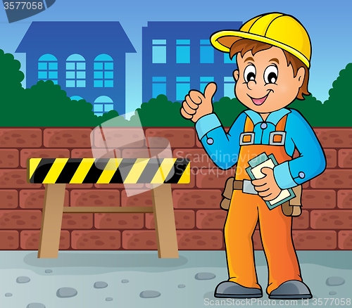 Image of Construction worker theme image 4