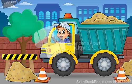 Image of Sand truck theme image 2