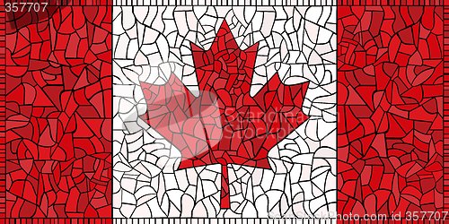 Image of creative CANADA national flag