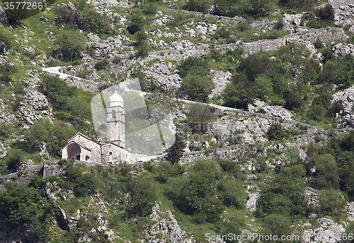 Image of Ruins of the fortress over Kotor