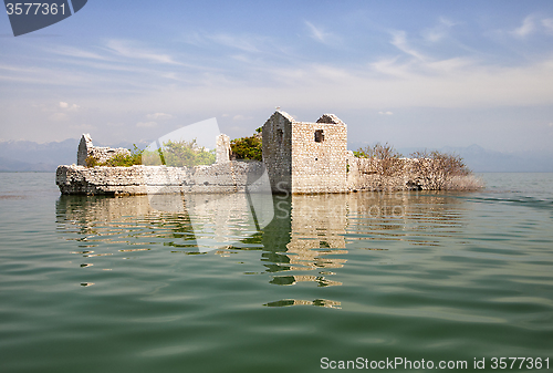Image of Abandoned prison on Skadar lake