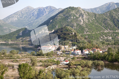 Image of Virpazar village on Skadar lake, Montenegro