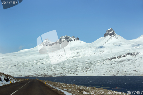 Image of Ring road in Iceland, spring