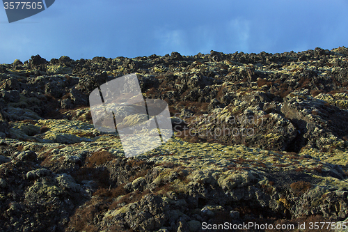 Image of Volcanic rocks in Iceland