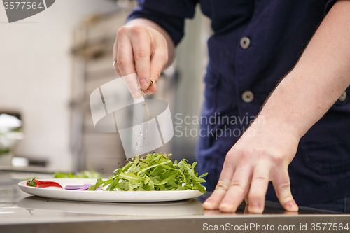 Image of Chef preparing food