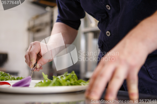 Image of Chef preparing food