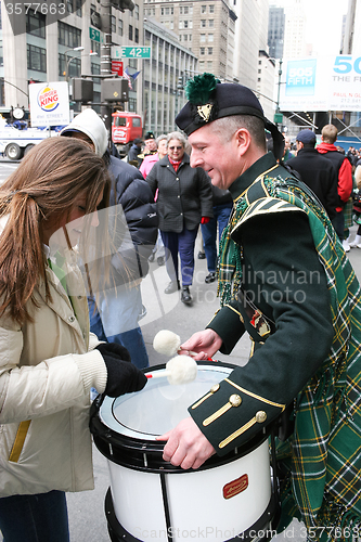 Image of Drums at Saint Patricks Day Parade 