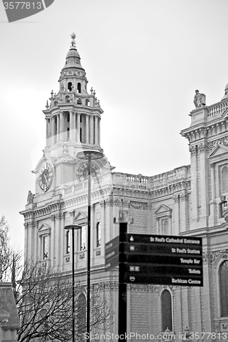 Image of st paul cathedral in london england old construction and religio