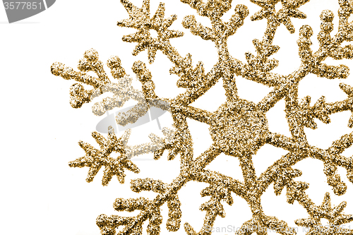 Image of snowflake isolated