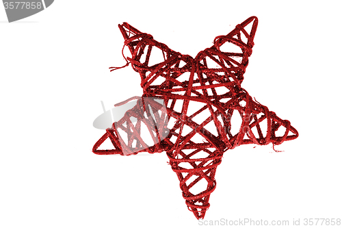 Image of snowflake isolated