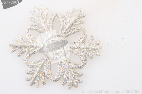 Image of snowflake isolated