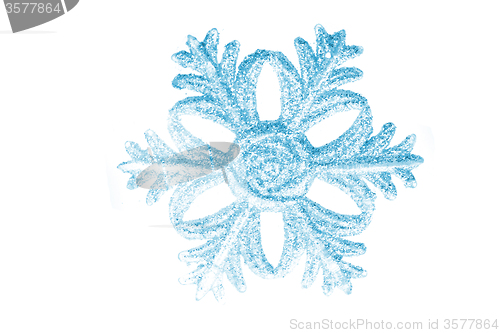 Image of snowflake isolated