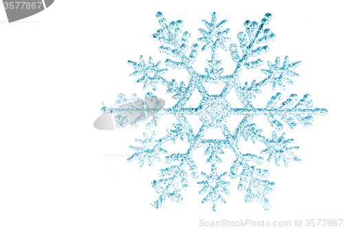 Image of snowflake isolated